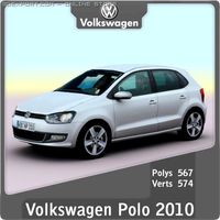 2010 Volkswagen Polo 3D Model