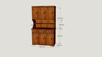credenza rustica in pino