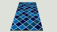 Arabesco Azul BR 45x90cm