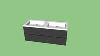 meuble bmt 2vasques 120x45x50 ep4