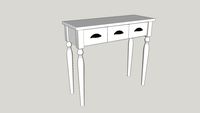 Console table of IMC Consola-3 (white wax). Консольный столик ММЦ Консолеа-3 (белый воск)