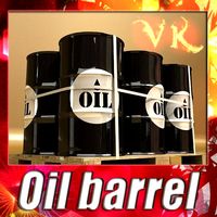 Metal Oil Drums Pallet High Resolution 3D Model