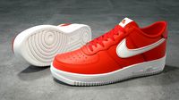 nike air force 1 low team orange-white