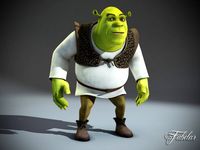 SHREK std mat 3D Model