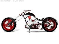 Custom chopper 3D Model