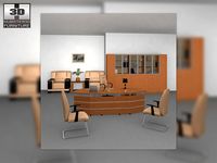 Office 22 Set 3D Model