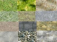 12 Ground Textures 3D Model
