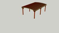 14FT X 16FT Arched Pergola