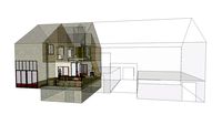 schuur + aanbouw