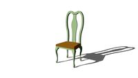 4 - CADEIRA CHARLOTTE PATINA VERDE CELADON (8091) - Center Festas