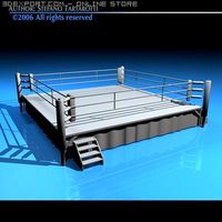 Boxing ring 3D Model