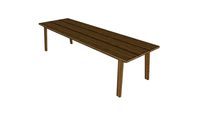 houten planken tafel