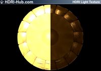 HDR Light Circular Umbrella 2 3D Model