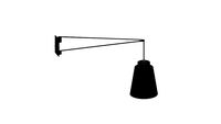 Grain Sconce Pendant 18in Brendan Ravenhill - Black