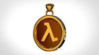 half-life 1 logo pendant