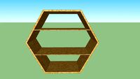 Meuble hexagone