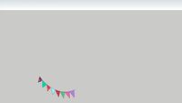 Single Flag Pennant Banner