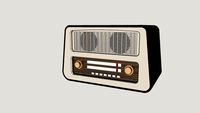 Decoração - Rádio antigo