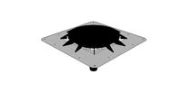 359.354 - Geberit Pluvia roof outlet, 12ls, serie 8