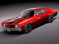 Chevrolet Chevelle 1971 3D Model