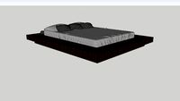 CAMA JAPONESA - JAPAN BED - MONTADA SEM CABECEIRA