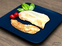 Grilled Turkey 3D Model