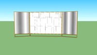 CABECEIRA PIET Com Abas Espelho Queen 262.5 X 135 H