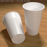 Plastic cup 3D Model