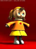 toy girl 3D Model