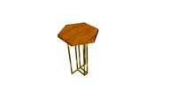 hexagonal table