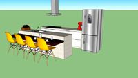 cozinha com ilha