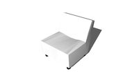 Herman Miller Swoop Armless Chair - White