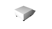 Herman Miller Swoop Ottoman - White