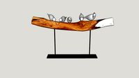 Decoração - Escultura passarinhos