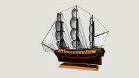 Decoração - Navio de brinquedo