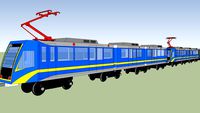MRT 3 Dalian China CNR 4 Car Train