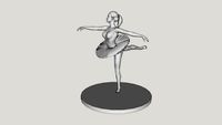 Decoração - Escultura bailarina