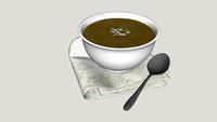 Utensílios de cozinha - Sopa na vasilha
