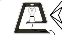 luminaria AI3D- lamp vazado 1