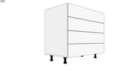 EN : Kitchen Cabinet 4 drawers 950 mm; RO : Corp Bucatarie 4 Sertare 950 mm