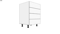 EN : Kitchen Cabinet 4 drawers 600 mm; RO : Corp Bucatarie 4 Sertare 600 mm