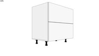 EN : Kitchen Cabinet 2 drawers 900 mm; RO : Corp Bucatarie 2 Sertare 900 mm