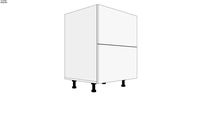 EN : Kitchen Cabinet 2 drawers 650 mm; RO : Corp Bucatarie 2 Sertare 650 mm