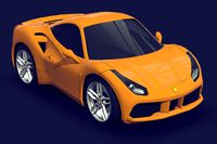 Modern Cartoon Car Ferruccio