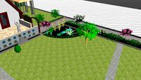 Garten in einem Gartenpark