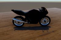 Concept Motorcycle Animated