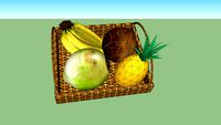 cesta frutas