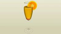 COPO DE SUCO DE LARANJA