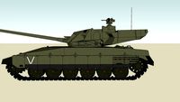 Tank half t14 armata half merkava