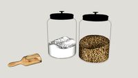 Utensílios de cozinha - Pote de mantimentos